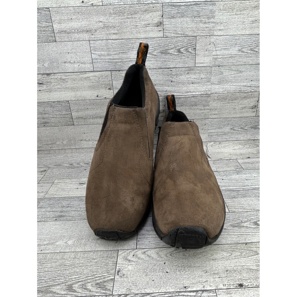 Merrell Jungle Moc Gunsmoke Brown Suede Slip On Shoes Mens 9.5 J60787 - Picture 2 of 16
